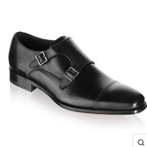 To Boot New York Grant Double Monkstrap Dress Shoe Black EUC Men’s Size 11.5